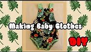 #1 DIY How to Make Baby Romper Cutting and Stitching for Baby 12 to 18 Months Old