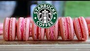 Starbucks Cherry Blossom Frappuccino-inspired Macaron (By Blanchturnip)