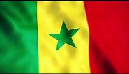 Senegal Flag Waving | Senegalese Flag Waving | Senegal Flag Screen