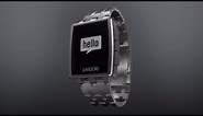 Pebble Steel Smartwatch First-Look - CES 2014