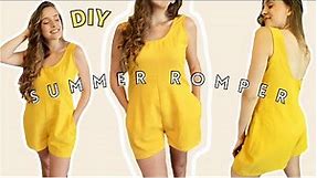 Making a Romper From Scratch! | easy sewing!