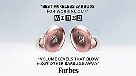 Tempo 30 Rose Gold Wireless Bluetooth Earbuds for Workouts