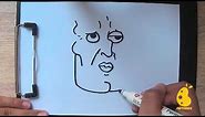 How to Draw handsome squidward