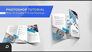 How to Create Trifold Brochure mockup in Photoshop CC 2020