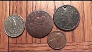comparing united states large cents 1833 1843 coins pennies