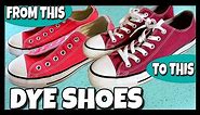 How To Dye Your Converse (Shoes) 📍 How To With Kristin