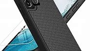 BNIUT for Samsung Galaxy S22 5G Case: Dual Layer Protective Heavy Duty Cell Phone Cover Shockproof Rugged with Non Slip Textured Back - Military Protection Bumper Tough - 6.1inch (Black Matte)