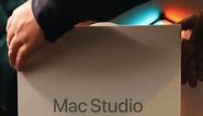Unboxing my (refurbished) Mac Studio M1 Max Base Model in 2023 #techshorts #unboxingvideo #MacStudio