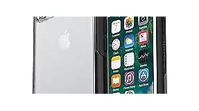OTTERBOX SYMMETRY CLEAR SERIES Case for iPhone SE (2nd gen - 2020) and iPhone 8/7 (NOT PLUS) - Retail Packaging - BLACK CRYSTAL (CLEAR/BLACK)