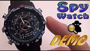 8GB Water Resistant Spy Watch Camera - BEST DEMO