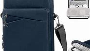 MoKo iPad Sleeve Tablet Bag 9-11 Inch iPad Carrying Case,360° Protective iPad Travel Case with Shoulder Strap,Fits iPad 10th 10.9, iPad Pro 11",iPad Air 5/4th,iPad 9/8/7th 10.2,Surface Go 10.5,Indigo