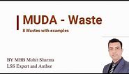 What is Muda or Waste | 8 wastes of lean with examples