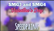 SMG3 and SMG4 • Valentine's Day Fanart || SPEEDPAINT