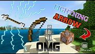 How To Make Ligtning Arrows in Minecraft(Command Block Tutorial)