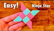 Easy Sticky Note Origami Ninja Star