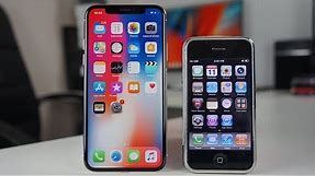 iPhone X VS iPhone 1