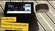 How to connect your kindlefire to a bluetooth speaker or headphones