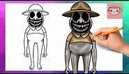 How To Draw the Zookeeper from Zoonomaly | Easy Drawing Tutorial