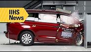 New crash tests and LATCH ratings for minivans - IIHS News