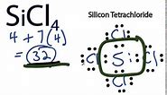SiCl4 Lewis Structure - How to Draw the Lewis Structure for SiCl4