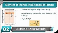 Moment of Inertia of Rectangular Section