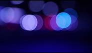 Blurry Lights #2 | Free Stock Footage [ Night / Street / Car / Lights / blur / bokeh ]