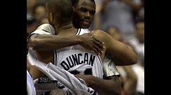 Mavericks @ Spurs Gm1 WCSF Game 1 2001 NBA Playoffs (Derek Anderson Injury)