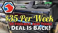 Matco Tools $35 Per Week Toolbox With Tools Deal Is Back! New 2S Toolbox and Several Awesome Tools!
