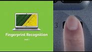 Acer l Fingerprint Recognition
