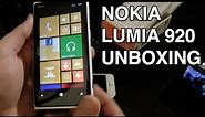 Nokia Lumia 920 unboxing review