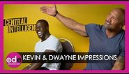 Kevin Hart & The Rock do hilarious impressions of each other!