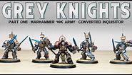 PAINTING SHOWCASE Grey Knights Terminator Inquisitor Warhammer 40k 9th