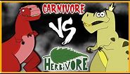 The Jurassic | MEAT EATERS VS PLANT EATERS | Dinosaurs Cartoons for Children & Kids | I'm A Dinosaur