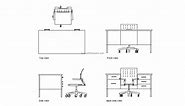 Teachers Desk - Free CAD Drawings