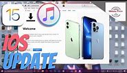 How to Update ios of iPhone using iTunes 2022 | Update iPhone using iTunes 2022