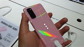 Samsung Galaxy S20 (Cloud Pink) Hands-On || techENT Tech Your Way