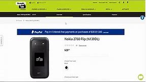 Nokia 2760 Flip (N139DL) | Straight Talk