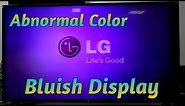 Abnormal Color, Bluish Display LG TV Repair (Tagalog)