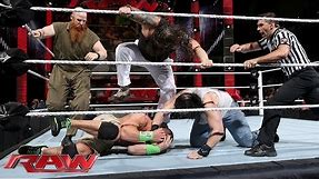 John Cena vs. The Wyatt Family - WWE App Vote Match: Raw, April 21, 2014