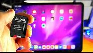 How To Connect SD Card to iPad Pro | Full Tutorial