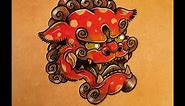 How to Draw a Foo dog