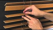 How to Restring a Standard Operating Horizontal Wood Blind