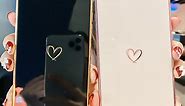 TQLGY Cute iPhone 7 Plus/iPhone 8 Plus Case Heart