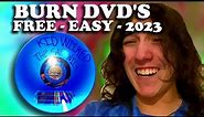 How To Burn DVD Video [+ create menu] (EASY 2023)