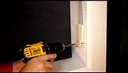 How to Install a Vertical Blind Headrail - Inside Mount
