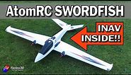 First Look!! AtomRC Swordfish: 1.2m twin designed for modern FPV and comes with INAV!