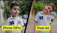 google pixel 4 xl vs iphone 13 pro max : camera comparison