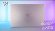 Best Looking laptop! Razer Blade 18 Mercury White Review