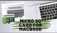 How to Use a Micro SD Card on a Macbook