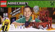 THE NETHER FORTRESS - LEGO MINECRAFT Set 21122 - Unboxing, Review, Time-Lapse Build